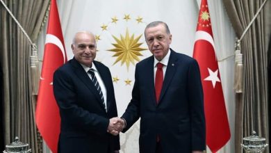 صورة الرئيس التركي أردوغان يستقبل وزير الخارجية عطاف